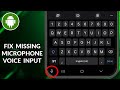 How To Fix Missing Microphone Voice Input On Samsung Galaxy Keyboard