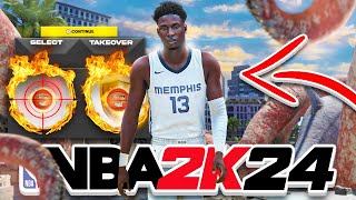 Sick 6'11' POST SCORING POPPER Build W/ 81 Three & GOLD ANCHOR Will Be a NIGHTMARE in NBA 2K24