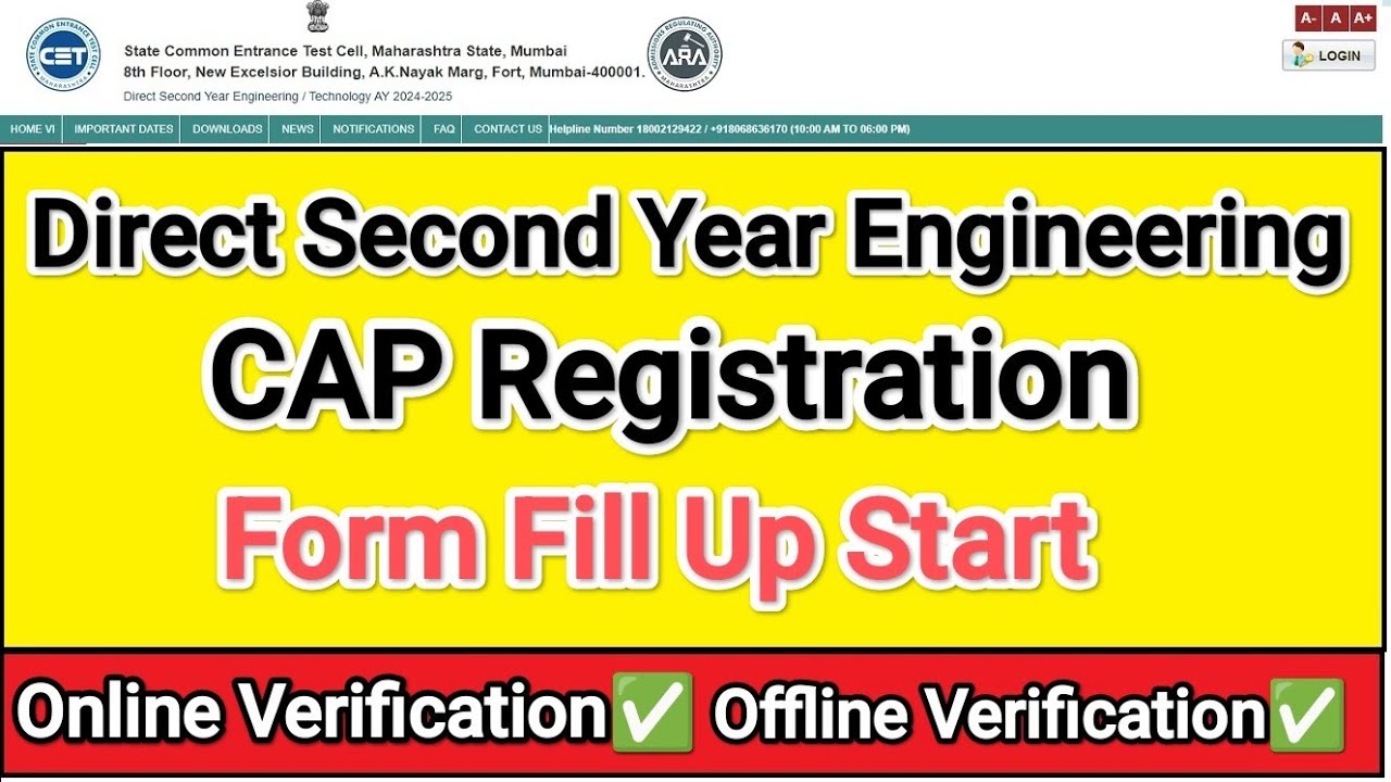 Direct Second Year Engineering Admission 2024 25 I Dse Admission 2024