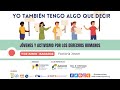 Jóvenes y activismo por los derechos humanos - Jornada 3