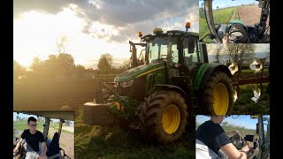 ON BOARD John Deere 6120M command quad | plowing multi POV