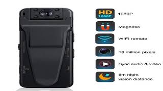 A8 Vandlion Body Mounted Digital Camera WiFi HD DVR Video Recorder Cam 180 Degree Night Vi