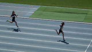 20230423 第３回延岡ジュニア記録会 小6女子 100m決勝（藤田 芽依・延岡ジュニア：13\