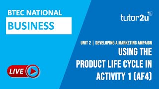 How to Use the Product Life Cycle in BTEC Business Unit 2