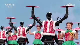 2025 Chinese New Year Spring Festival Gala CTV 央视春晚·秧BOT AI robotics Chinese Yangge Dance 机器人扭秧歌转手绢