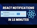 Create React Notifications With the Web Notifications API (In 15 Minutes)