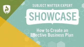 How to Create an Effective Business Plan [SME Showcase]