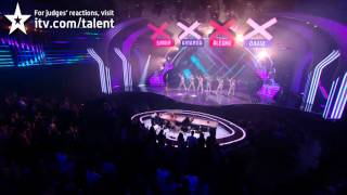 David Walliams joins The Showbears - Britain's Got Talent 2012 Final - UK versio