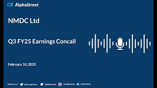 NMDC Ltd Q3 FY2024-25 Earnings Conference Call