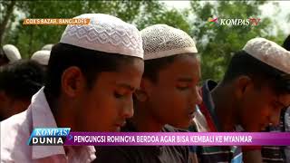 Khidmatnya Salat Jumat Pengungsi Rohingya