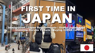 FIRST TIME IN JAPAN (IMMIGRATION, REQUIREMENTS, FOREX, HARUKA TRAIN, BUYING IC CARD | Den Villavieja