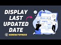 How to Show Last Updated Date in WordPress | Generatepress Theme