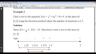 lecture 11 part 2 Bisection Method