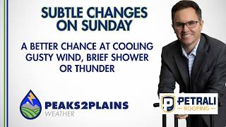 Subtle changes for tomorrow...Memorial Day, too.