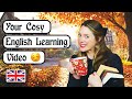 COSY BOOKS 📚 | FILMS ✨ | Pudding & Tea 🫖| Autumn Time! 🍂🪄| Cosy British English! 🇬🇧