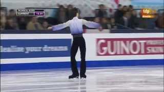 羽生結弦　2014　グランプリファイナル実況　SP　ESP（ドイツ語訳付）