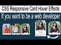 CSS responsive card hover effects html & CSS | 3d Flip Card Effect on Hover Using Only HTML &  CSS
