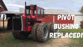 Massey Ferguson 1805 gets new pivot pin bushing.  Real easy!