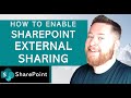 How to enable SharePoint External Sharing! | Can SharePoint be shared externally?