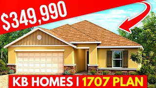 1707 by KB Homes | Palm Bay | 1,707 SF | 4 Bedroom 2 Bathroom | Gardens at Waterstone $349,990+