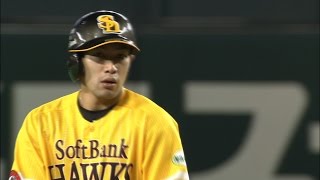 【プロ野球パ】ギータ、3安打猛打賞となるタイムリーツーベース 2015/09/05 H-E