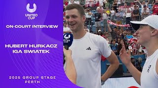 Hurkacz/Swiatek On-Court Interview | United Cup 2025 Group B