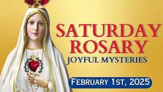 HOLY ROSARY 💖 Saturday February 1, 2025 💖 Joyful Mysteries 💖 Today's Rosary🌹