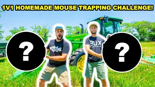 1v1 HOMEMADE DIY Mouse Trapping CHALLENGE at the ABANDONED RANCH!