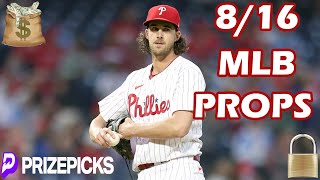 PRIZEPICKS MLB PICKS | FRIDAY 8/16/24 | MLB PLAYER PROPS PICKS | MLB PROPS \u0026 BETS TODAY