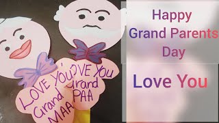 Grand Parents Craft Idea|Happy Grand Parents Day|Easy Props #GrandParentsCraft #HappyGrandParentsDay
