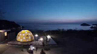 仁尾サンセットピークから父母ヶ浜を望む 〔夕暮れから夜〕