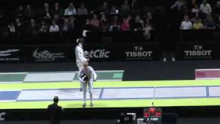 20101112 mf Paris final podium Lei Sheng CHN 11 vs Joppich Peter GER 15 sd