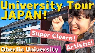 Japan University Tour! जापानी विश्वविद्यालय के अंदर कैसा होता है!? Oberlin University | Mayo Japan