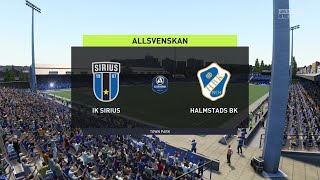 FIFA 22 | IK Sirius vs Halmstads BK - Allsvenskan | Gameplay