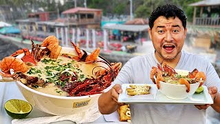 LA MEJOR MARISCADA del PUERTO DE LA LIBERTAD | Playa Punta Roca