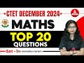 CTET Math Class 2024 in Bengali | Top 20 Maths Questions by Monalisa Maam