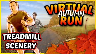 Treadmill Run Videos - Autumn Scenery