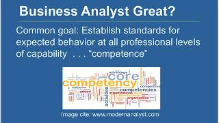 What Makes a Good Business Analyst Great? (12/7/2011)