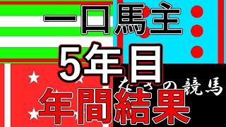 一口馬主5年目年間結果