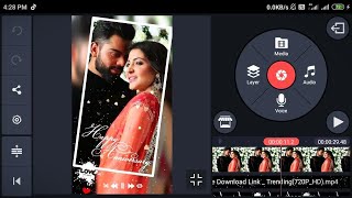 Wedding anniversary video editing kinemaster |marriage anniversary video background green screen