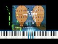 rescueman op otasukeman no uta midi piano cover