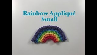 Ophelia Talks about a Small Rainbow Appliqué