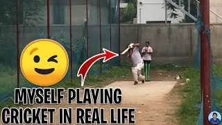 RahulRKGamer Playing Cricket in Real Life Part 1 #Shorts