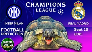 Inter Milan vs Real Madrid ⚽ UEFA Champions League 2021/22 🐢 Turtle Football Predictions