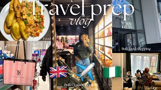 TRAVEL PREP VLOG 🇬🇧✈️🇳🇬+Bulk Shopping+ Made the yummiest Nigerian jollof+Chitchat and lots more!