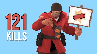 INSANE TF2 Game!! 121 Kills