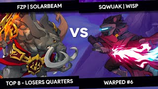 Warped #6 - Rivals - SolarBeam (Loxodont) vs Wisp (Clairen) - Top 8 - Losers Quarters