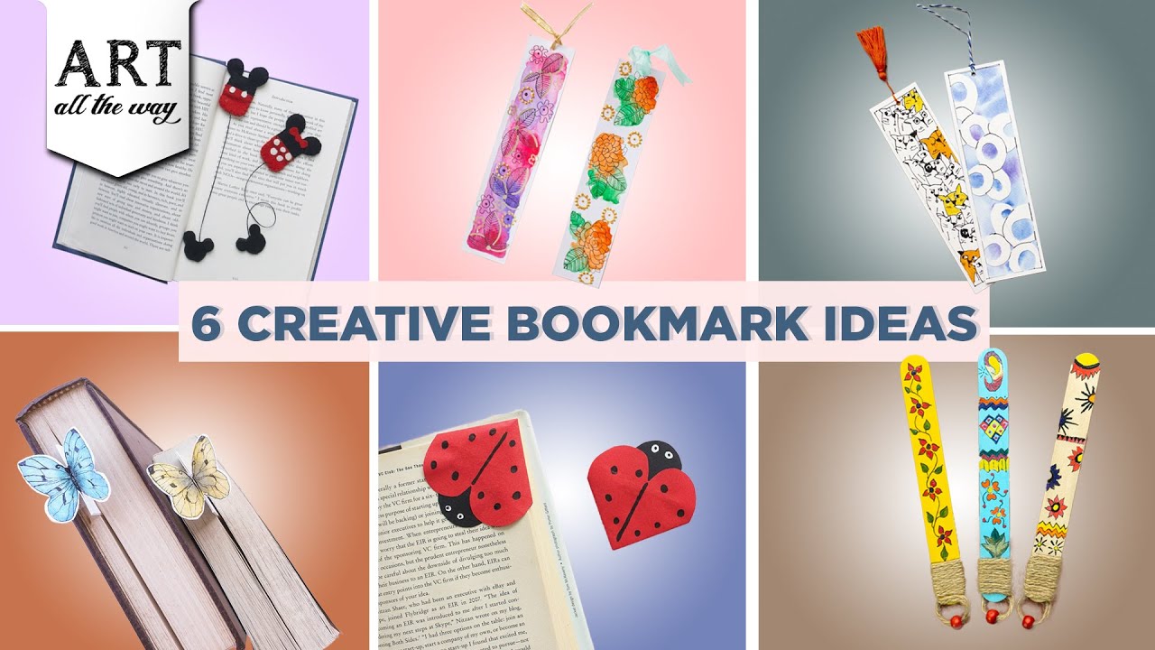 6 Creative Bookmark Ideas How To Make A Bookmark Handmade Easy 6 Creative Bookmark Ideas How To Make A Bookmark Handmade Easy