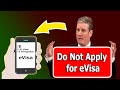 Do not apply for eVisa | Watch this before you apply for e Visa #evisa