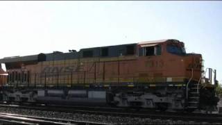 HD BNSF Freight train in Spokane, WA